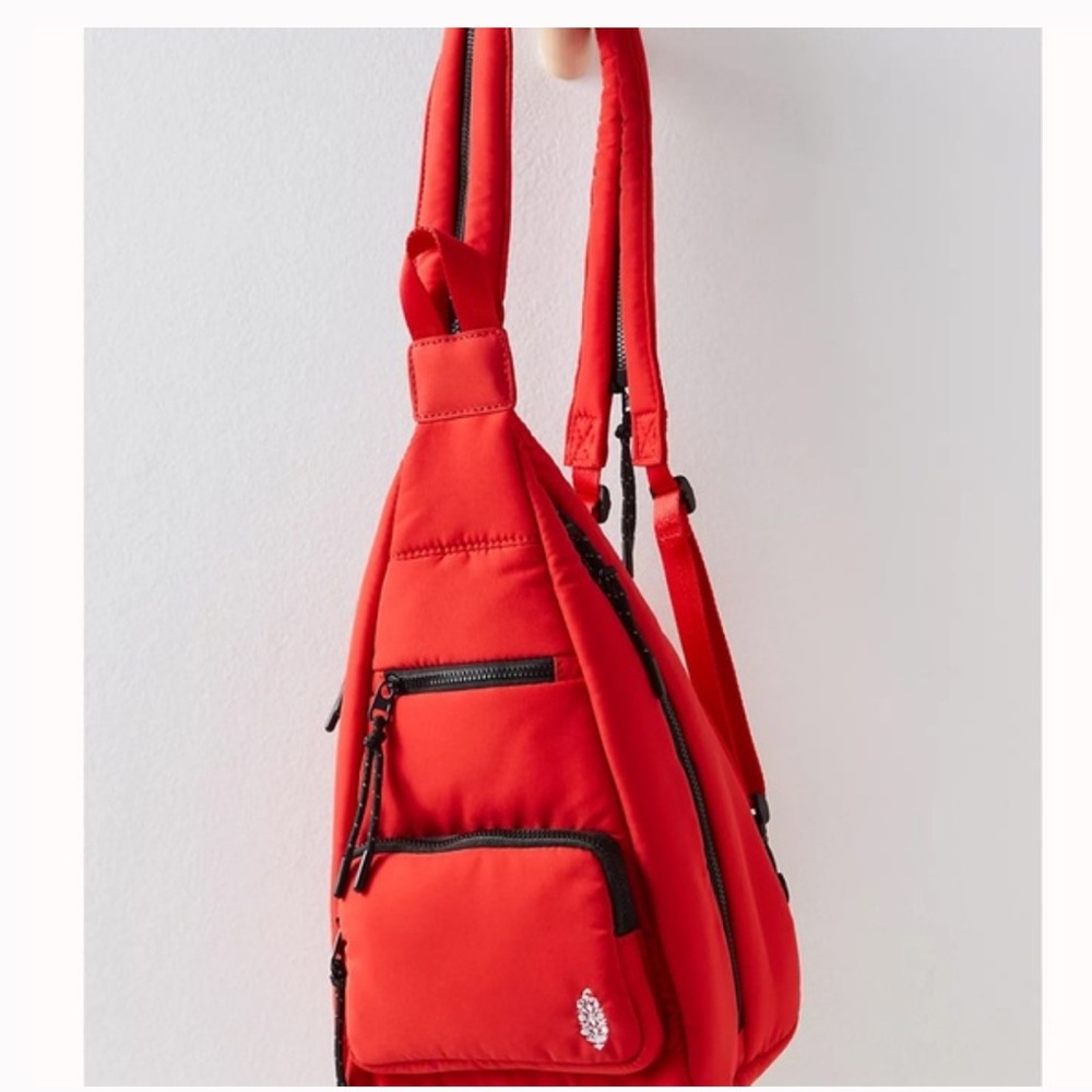 Free People Red Crossbody Bag